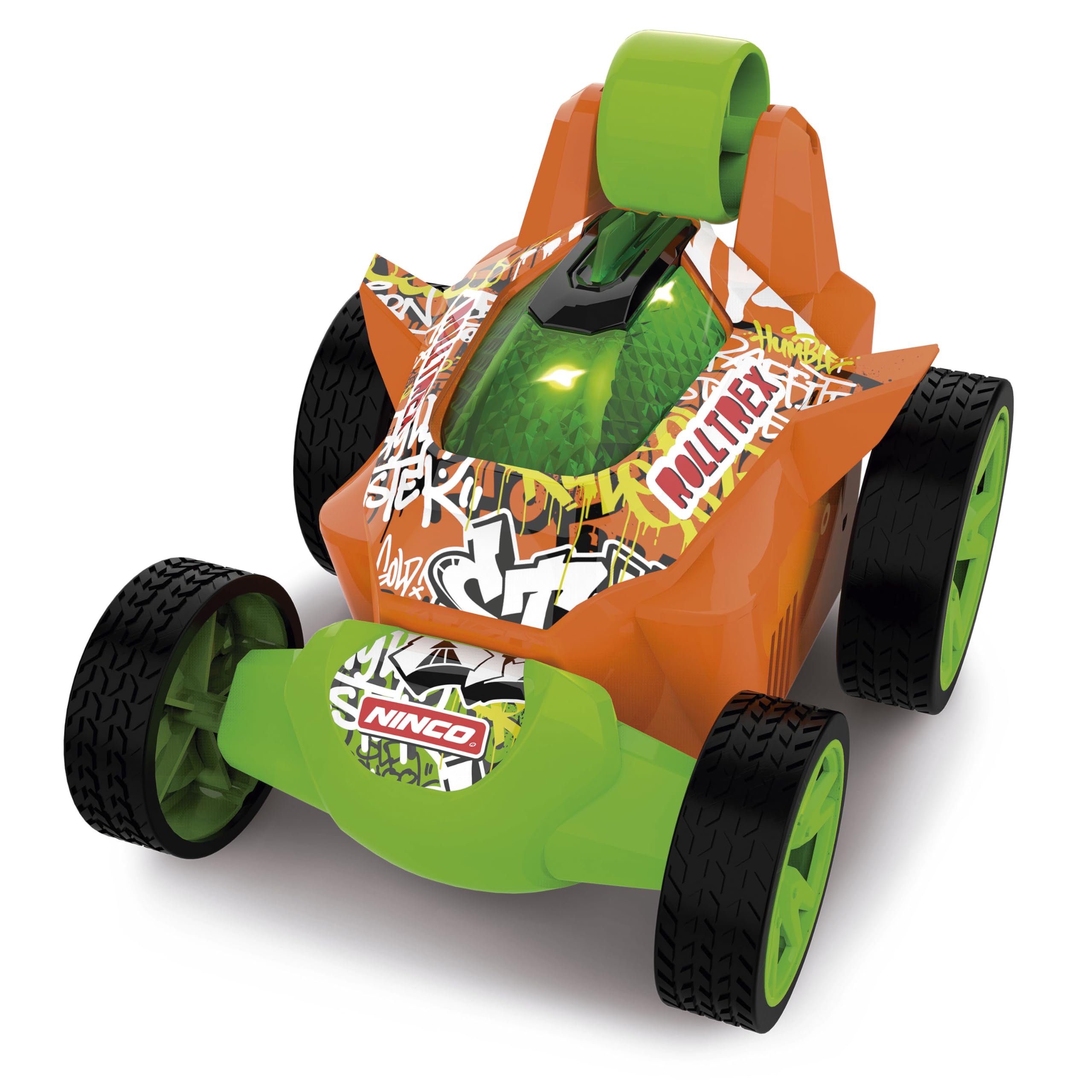 Ninco NH93187 Rolltrex Orange Coche Teledirigido Acrobático, Eje